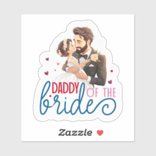 Pegatina Papi de la novia