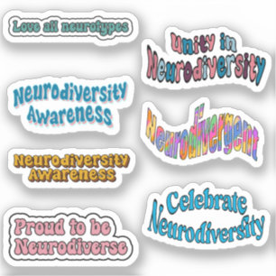 Pegatina Paquete de Conciencia sobre la Neurodiversidad