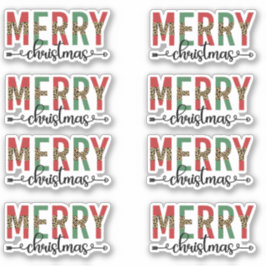 Pegatina Paquete de decoración de regalo de correo feliz de