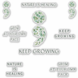 Pegatina Paquete de Planificador Positivo con Punto y Coma 