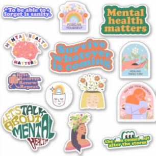 Pegatina Paquete de salud mental