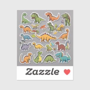 Pegatina Paquete de Stickers Aventura Jurásica