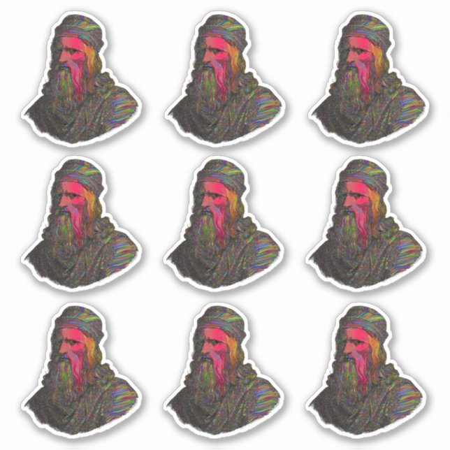 Pegatina Paquete de Stickers de Arte Abstracto de Leonardo  (Anverso)