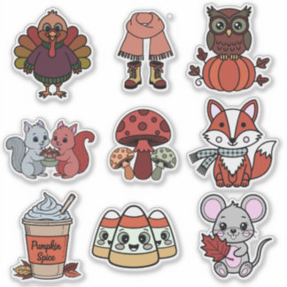 Pegatina Paquete de Stickers de Aventuras de Otoño 🍂