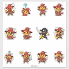Pegatina Paquete de Stickers de Emoji de Espantapájaros Ado