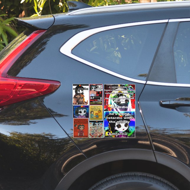 Pegatina paquete de stickers de Milardio (Lado del coche)