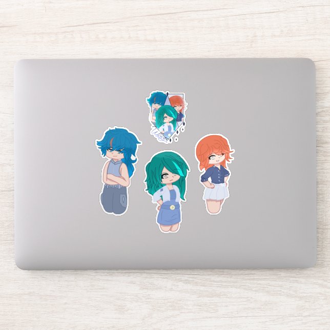 Pegatina Paquete de Stickers de Wingz Warriors - Hoja 2 (Ordenador)
