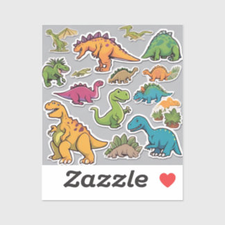 Pegatina Paquete de Stickers Dino World Delight