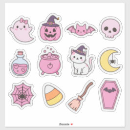 Pegatina Paquete de Stickers Kawaii Pastel de Magia de Hall
