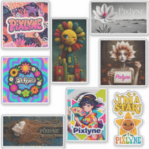 Paquete de Stickers Pixlyne #1