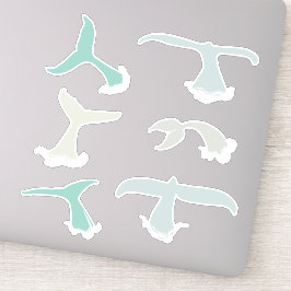 Pegatina Paquete de vida salvaje Blue Gray Ocean