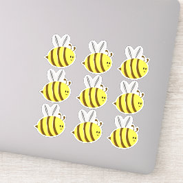 Pegatina Paquete múltiple estilo personalizado de abejas ma