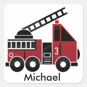 Pegatina para camiones de bomberos