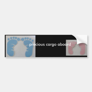 Pegatina Para Coche 004, 003, cargo precioso a bordo