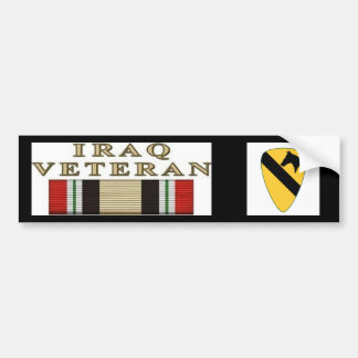 Pegatina Para Coche 10x10_1stCav-Logo_V01, veterano de guerra de Iraq
