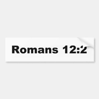 Pegatina Para Coche 12:2 de los romanos