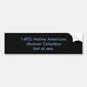 Pegatina Para Coche 1492 nativos americanos