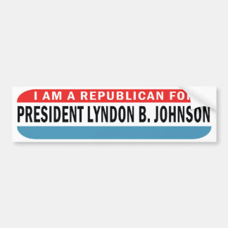 Pegatina Para Coche 1964 Republicano Para Johnson LBJ Bumper Sticker