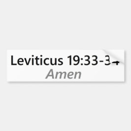Pegatina Para Coche 19:33 de Leviticus - 35
