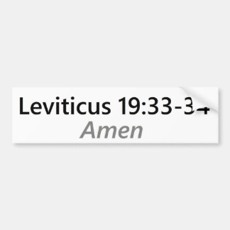 Pegatina Para Coche 19:33 de Leviticus - 35