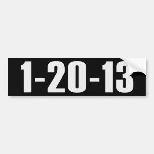 Pegatina Para Coche 1-20-13 Obama anti Bumpersticker