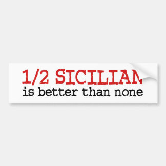 Pegatina Para Coche 1/2 Siciliano
