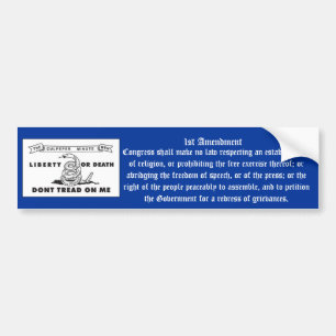 Pegatina Para Coche 1r Enmienda