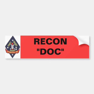 Pegatina Para Coche 1st_recon-bn_insig, "DOC. RENOVADO "