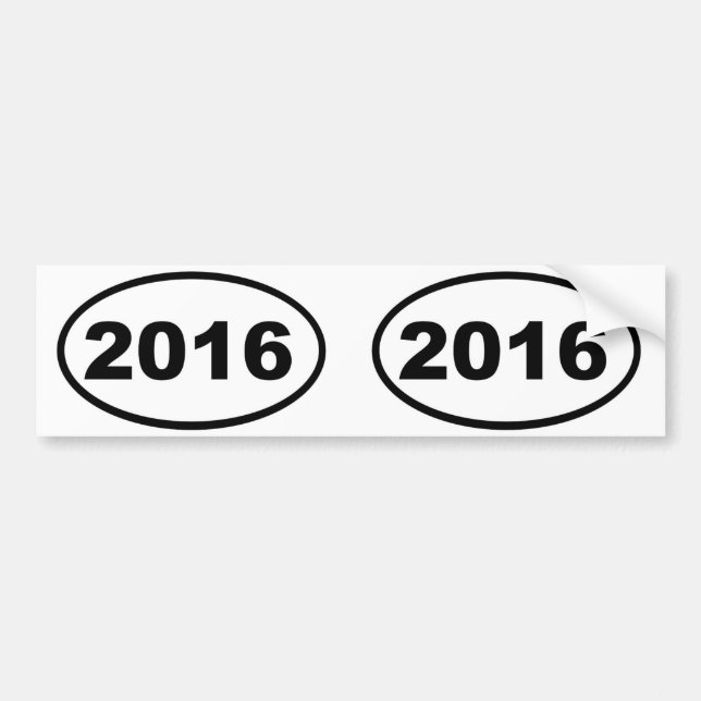 PEGATINA PARA COCHE 2016 (Frente)