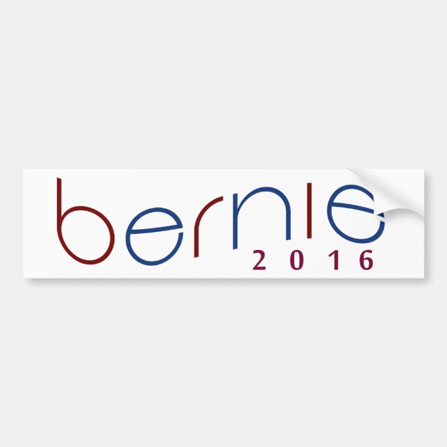 Pegatina Para Coche 2016 chorreadoras de Bernie rojas, Bumpersticker (Frente)