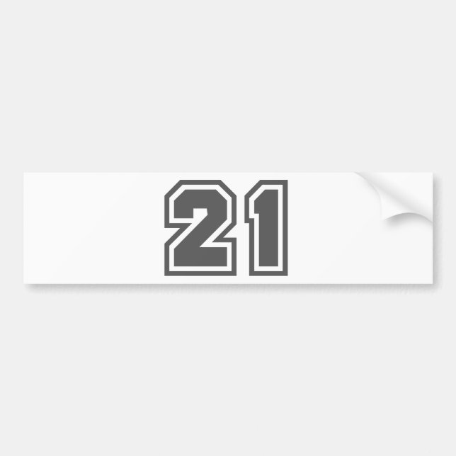 PEGATINA PARA COCHE 21 (Frente)