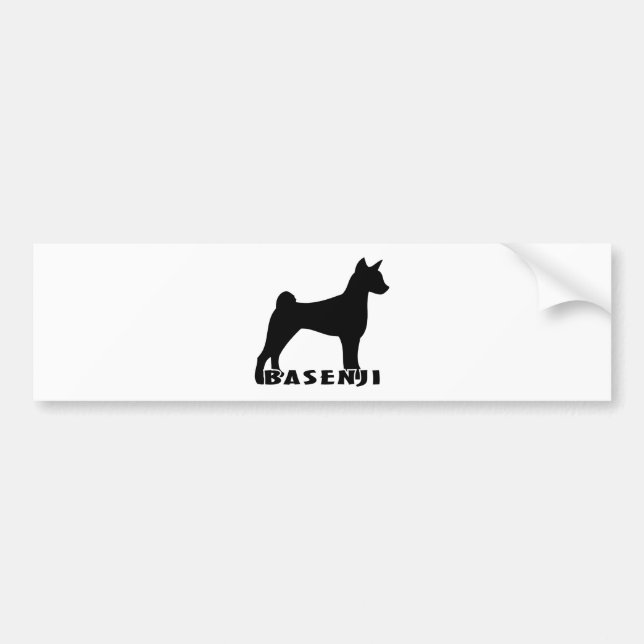Pegatina Para Coche 2115042007 Basenji (Animales) (Frente)