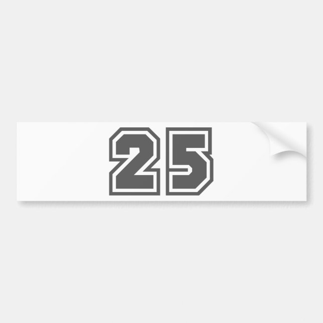 PEGATINA PARA COCHE 25 (Frente)