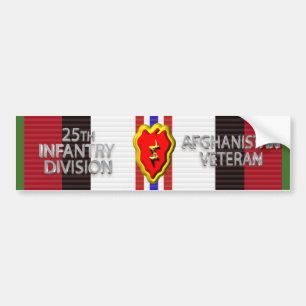 Pegatina Para Coche 25.ª División de Infantería Veterano de Afganistán