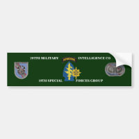297ª COMPAÑÍA DE INTELIGENCIA MILITAR BUMPER STICK
