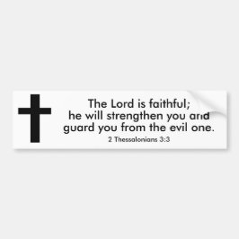 Pegatina Para Coche 2 Thessalonians 3:3 Bible Verse Bumper Sticker 