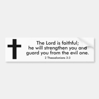 Pegatina Para Coche 2 Thessalonians 3:3 Bible Verse Bumper Sticker