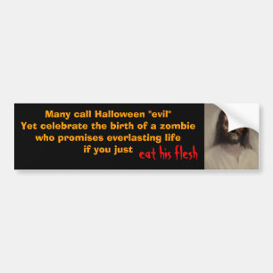 Pegatina Para Coche 2d2ars5, muchos llaman Halloween "mal " con todo