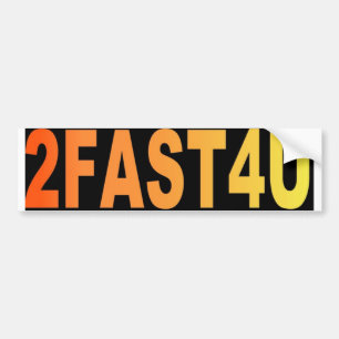 PEGATINA PARA COCHE 2FAST4U