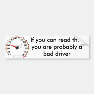 Pegatina Para Coche 30mph, si usted puede leer esto, usted es