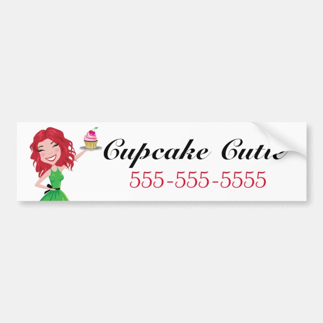 Pegatina Para Coche 311 postres Rubie de Dollface (Frente)