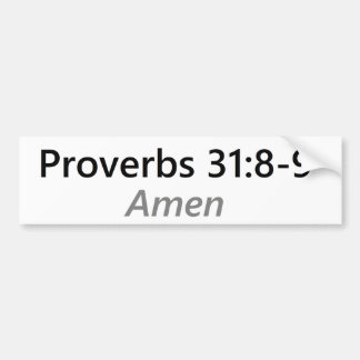 Pegatina Para Coche 31:8 de los proverbios - 9