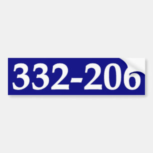 PEGATINA PARA COCHE 332-206.