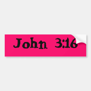 Pegatina Para Coche 3:16 de Juan