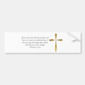 Pegatina Para Coche 3:5 de los proverbios - 6