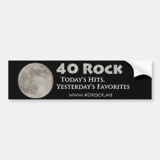 Pegatina Para Coche 40 roca Bumpersticker de radio
