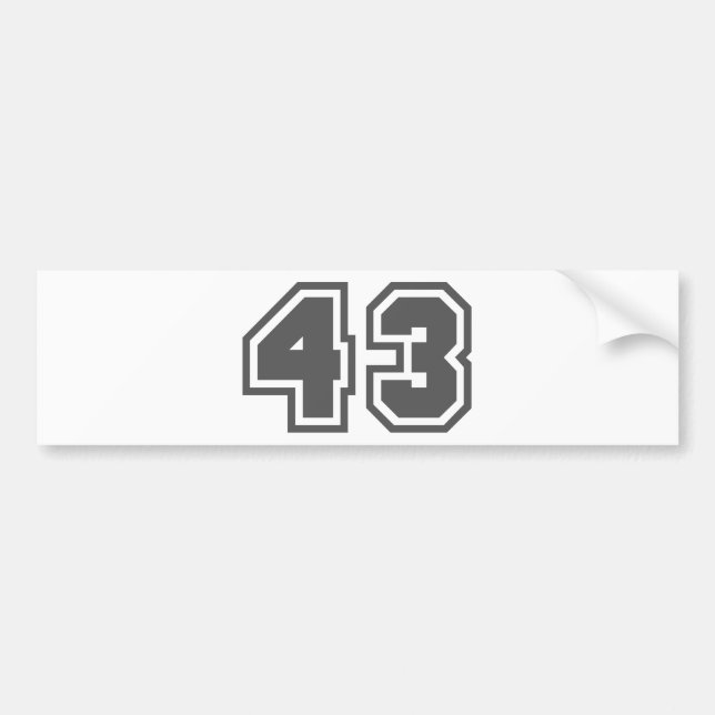 PEGATINA PARA COCHE 43 (Frente)