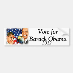 Pegatina Para Coche 44º y 45º presidente Barack Obama_