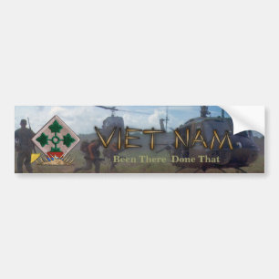 Pegatina Para Coche 4.ª guerra de la división de infantería vietnam