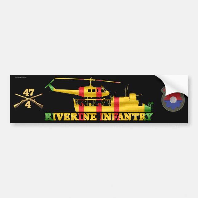 Pegatina Para Coche 4/47o Inf. ATC de MRF (pegatina de H), del (Frente)